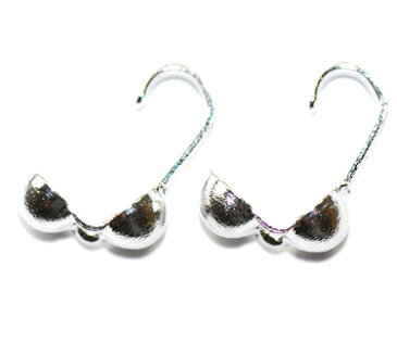 【特売セール!アクセサリーパーツ・金具】 ボールチップ・小(2.6mm玉) 銀色・ロジウムカラー お徳用10コ入り