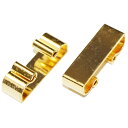 ラリエット ラリエート ループタイ 金具 20mm 金色 ゴールドカラー 1コ入り アクセサリーパーツ 金具