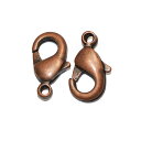 アクセサリーパーツ 金具 カニカン 小 銅古美 ブロンズ 基礎金具