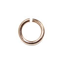 アクセサリーパーツ 金具 丸カン 1.0×6mm ピンクゴールド 10コ入り 基礎金具