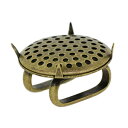 アクセサリパーツ金具 和装用品 帯止め 帯び留め タイプD シャワー 20mm 金古美 アンティークゴールド