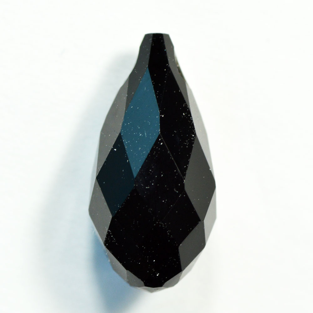 スワロフスキー ＃6010 ジェット 13×6．5mm クリスタライズ ビーズ