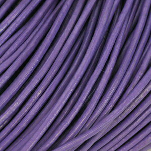 乐天商城 - 皮ひもBタイプ 1m単位でお切りします 太さ2mm バイオレット 牛本皮 丸革紐