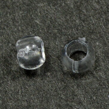 アクリル玉 2×1.5mm クリスタル 透明 透き玉 3g入りサービスパック