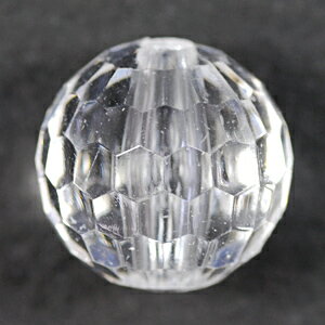 乐天商城 - プラビーズ アクリルビーズ ミラーボールカット 12mm 透明クリスタル 20グラム入り NO.1027