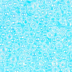 丸小ビーズ ミルキーライトブルー