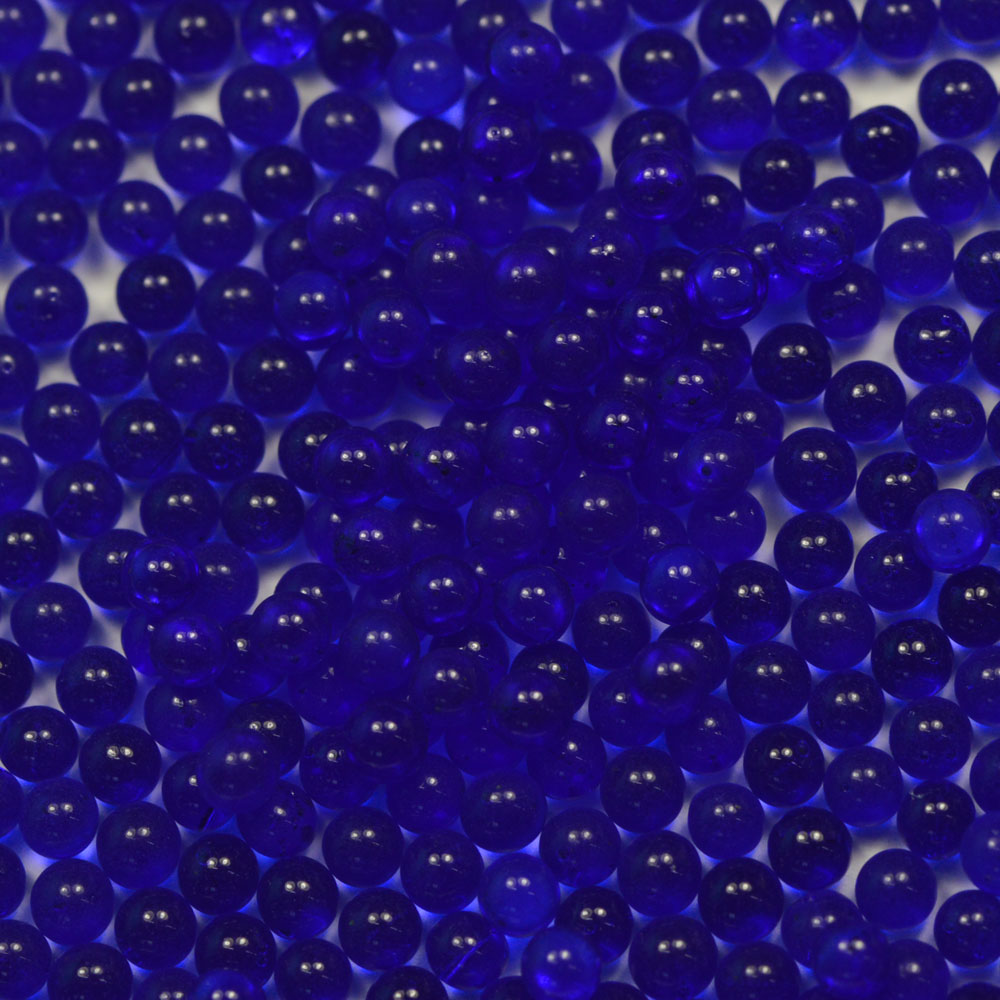 乐天商城 - 無穴ビーズ 約2mm コバルト ガラス製 大きさにはばらつきがあります 約1.8〜2mm程度