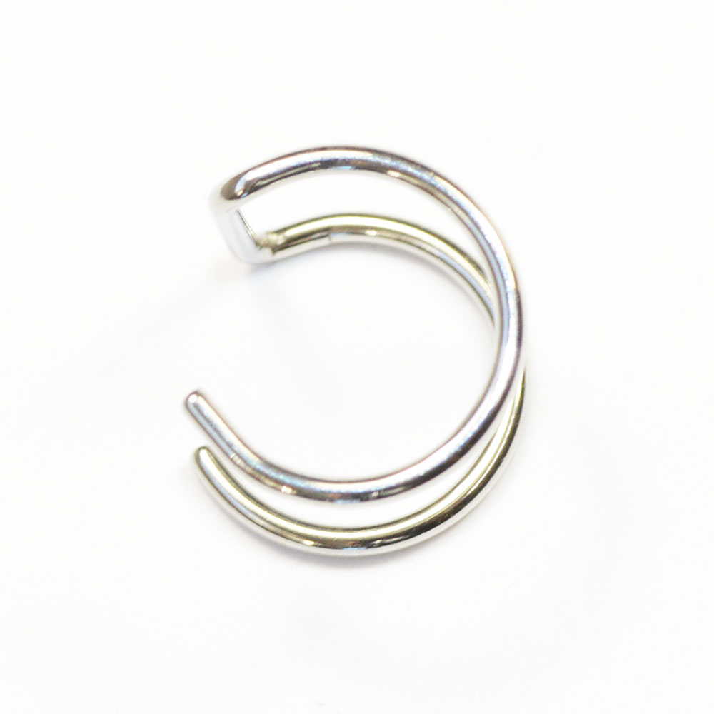 乐天商城 - ステンレス製 イヤーカフ クリップ イヤリング 1コ入り CT055