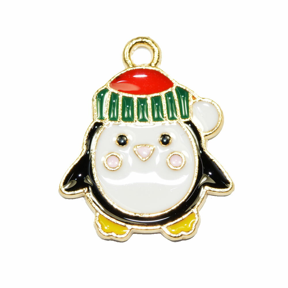 Xmas チャーム ペンギン クリスマス 1コ入り CT071-20