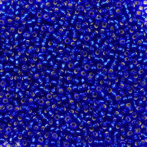 特小ビーズ コバルトインラインS コバルトインラインシルバー