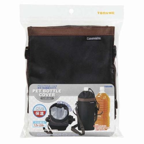トルネ P-3576 ペットボトルカバー 1.5L〜2L BK