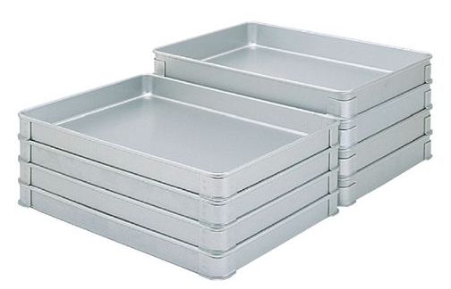 アカオアルミ システムバットL型 40大 バット トレー 容器 アルミ キッチン用品 調理器具 作り置き 大..