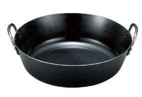 【2160円以上送料無料】アカオアルミ 鉄揚鍋 30cm