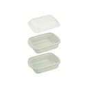 【2160円以上送料無料】CB JAPAN 抗菌 レンジでカンタン蒸し調理器 スクエア