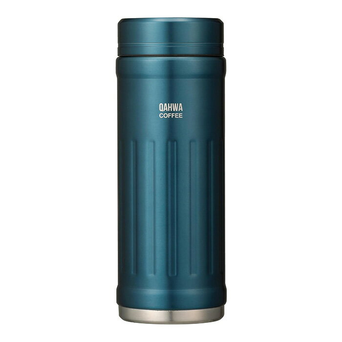 シービージャパン(CB JAPAN)コーヒーボトル2 410ml 水筒 直飲み 真空断熱 2層構造 テフロン加工 ブルー..