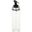 シービージャパン atomico オイルボトル ドレッシングボトルM 300ml 耐熱ガラス ワンタッチ開閉できる注ぎ口 調味料入れ 目盛り付き