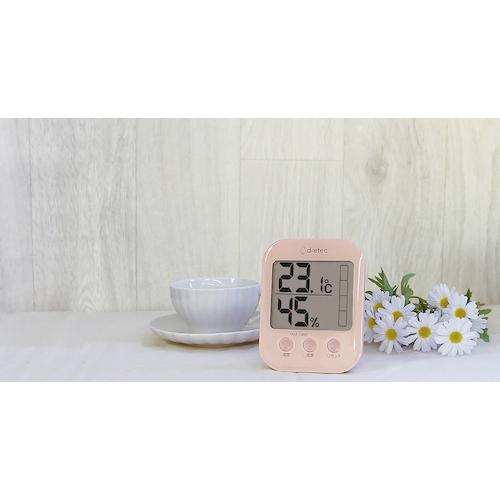 ドリテック O-401PK デジタル温湿度計 「モスフィ」 ピンク [2]