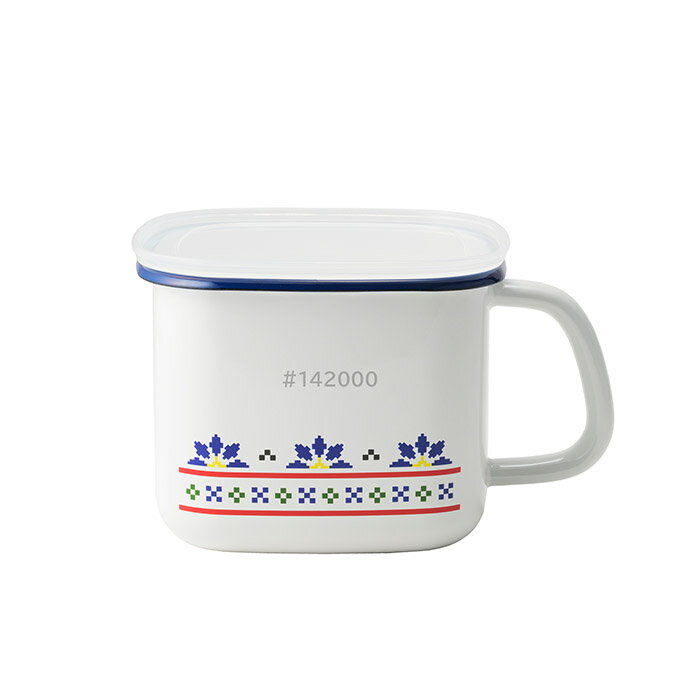 富士ホーロー MY-KP.N Mysa（ミーサ）角型みそポット ネイビー