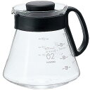 ハリオ XVD-60B V60レンジサーバー 600 【メモリ付 おうちカフェ電子レンジOK 食洗機対応 おしゃれ HARIO】