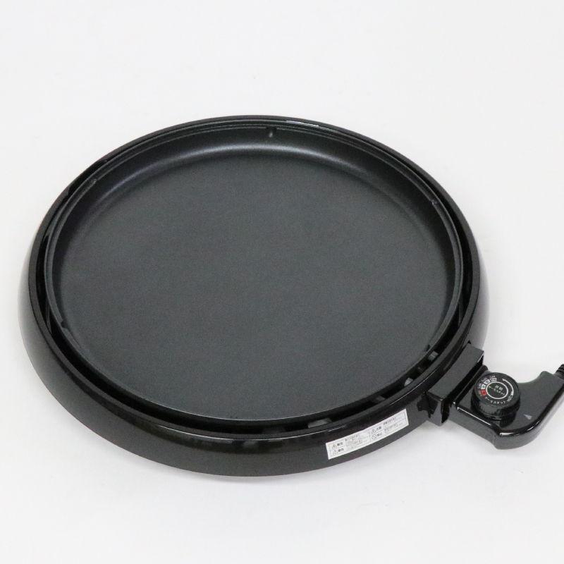 ヒロコーポレーション 丸型ホットプレート 35cm HK-351 K 【軽量 着脱式 温度調節 ...