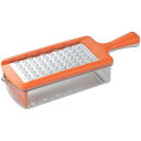 【2160円以上送料無料】カクセー ステンレス製おろし器 おろしぼり オレンジ