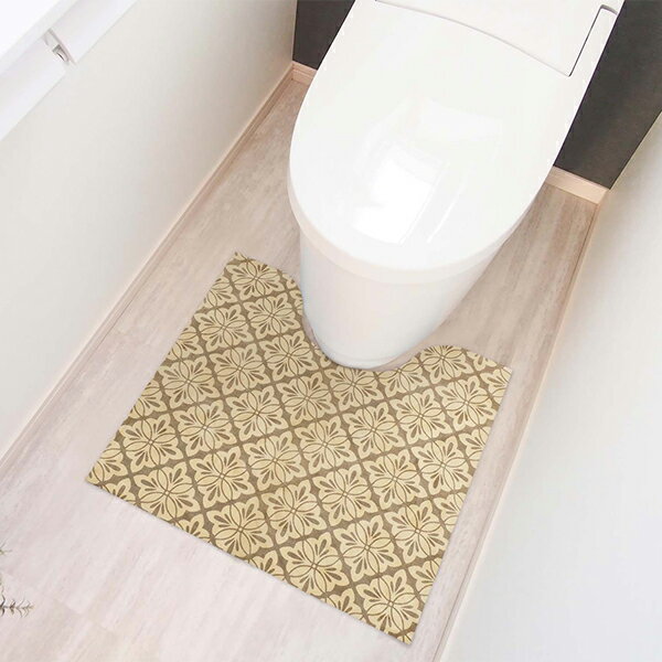 【送料無料】オカトー　使い捨てトイレマット　15枚入 ベージュ