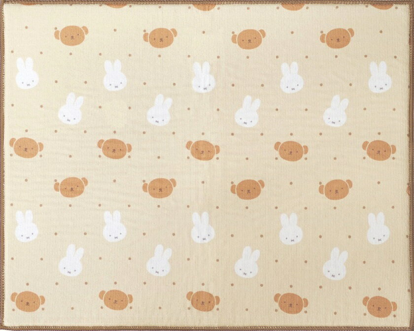 オカトー miffy 吸水水切りマット 40×50cm ミッフィーとボリス