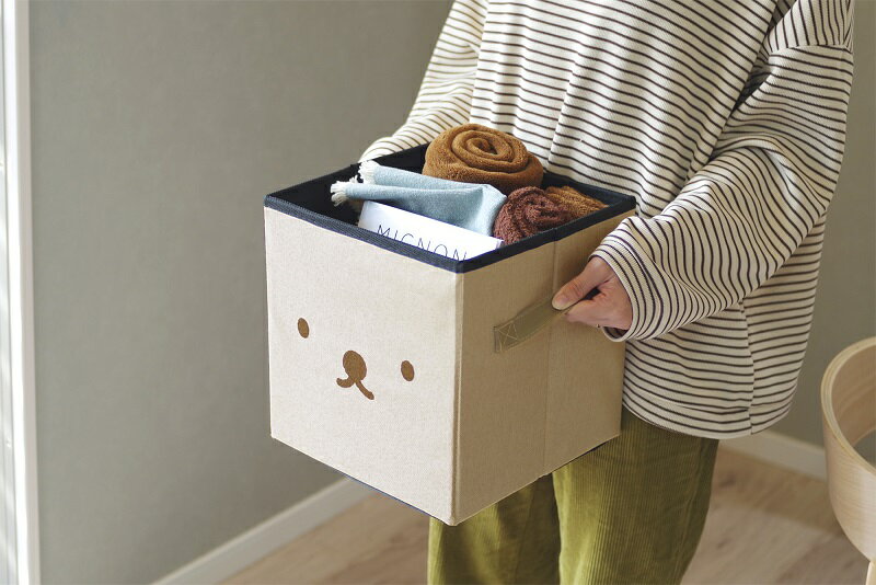 【2160円以上送料無料】オカトー boris 収納できるスツール ベージュ [2]