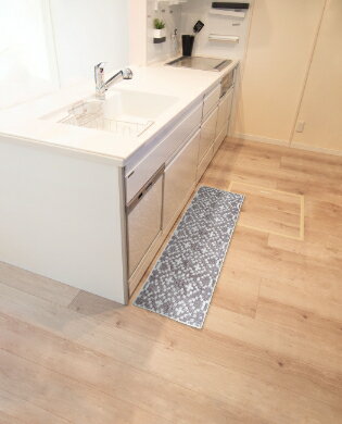 オカトー myuka キッチンマット 45×120cm ジオメトリ