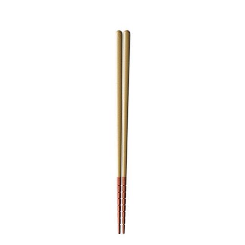 メール便 イシダ 究極の滑らない箸 23cm ブラウン 【送料無料 おはし ハシ すべらない 使いやすい 持ちやすい 丈夫 頑丈 長持ち 茶色】