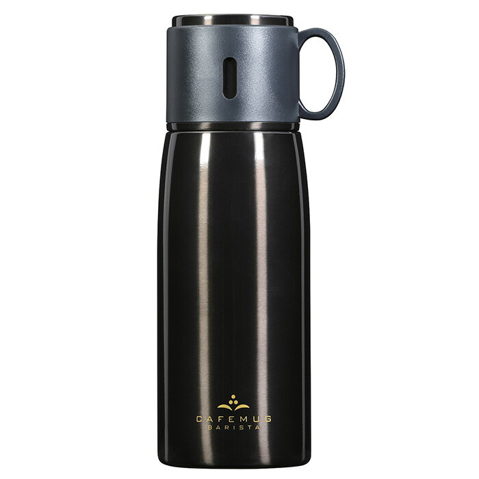パール金属 HC-527 カフェマグバリスタ コップ付ボトル500(ブラック)