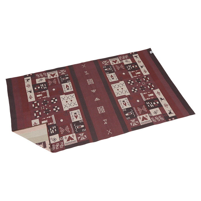 キャプテンスタッグ UP-2716 インドシグネチャーラグ1018（ペルシャンレッド）