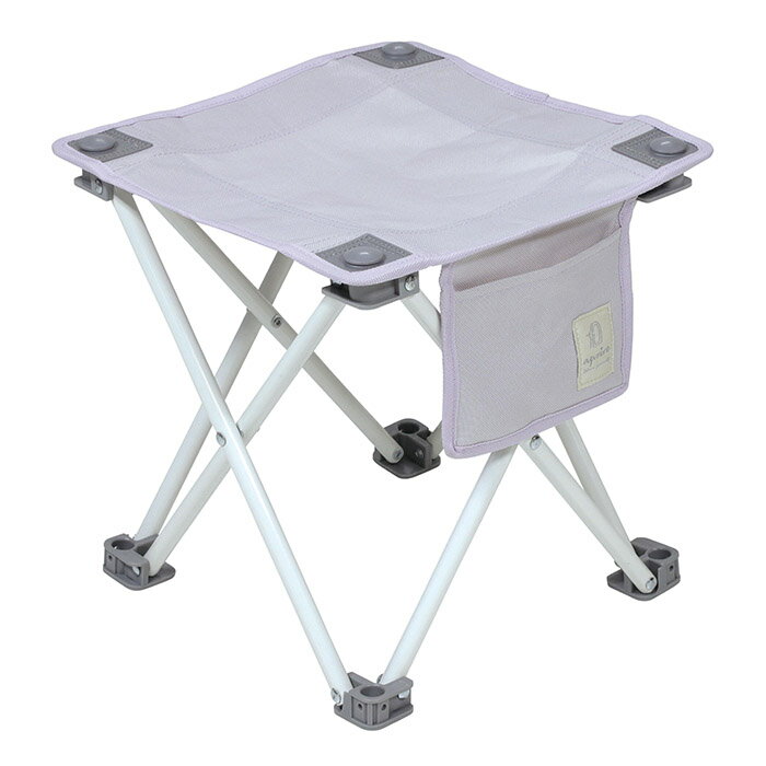 お花見やピクニックに お出かけに便利なミニチェア 鋼（エポキシ樹脂塗装）、ポリエステル