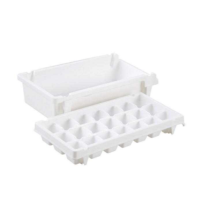 パール金属 H-5235 クーリス ボックス付アイストレーM21個取　製氷皿