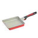 【2160円以上送料無料】パール金属驚きの軽さ シルバーダイヤモンドコート玉子焼15×18
