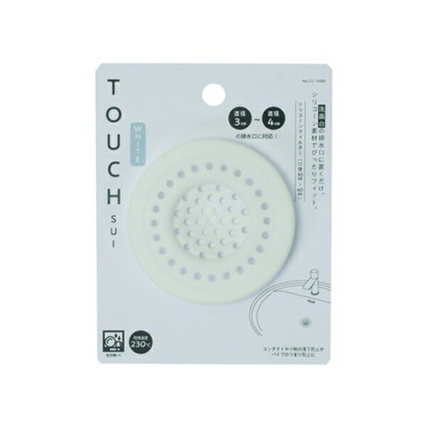 ��2160�߰ʾ�����̵���ۥѡ����° CC-1488 TOUCH ���ꥳ����ե��륿��(����30mm��40mm)WHITE���ۥ磻��
