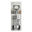 【2160円以上送料無料】パール金属 CC-1642 Simple use ウイング式ドリルコルク抜(シルバー)
