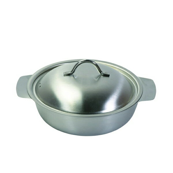 【2160円以上送料無料】パール金属 HC-64 和楽庵 ステンレス製ちゃんこ鍋18cm