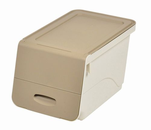 乐天商城 - 【2160円以上送料無料】 パール金属 【日本製】キッチンフタ付ストッカー　スリムM　ブラウン HB-2532