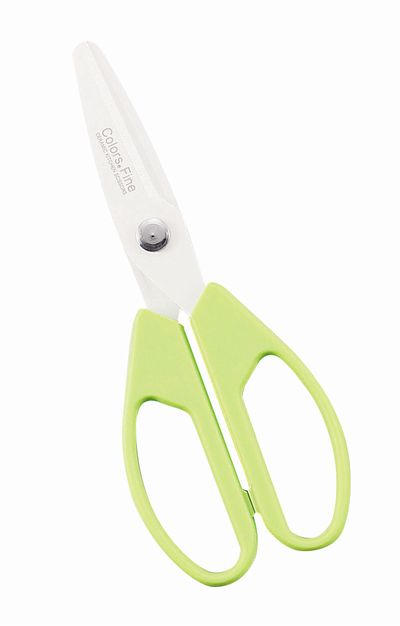 【2160円以上送料無料】 パール金属 Colors　Fine　セラミックキッチンバサミ　グリーン C-2838