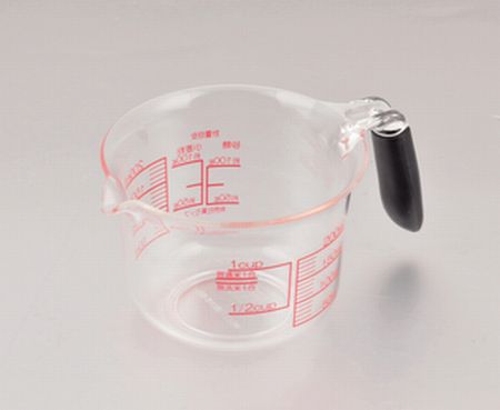 Measuring Cups - 【2160円以上送料無料】 パール金属 ストリームライン　メジャーカップ200ml　BK C-2979