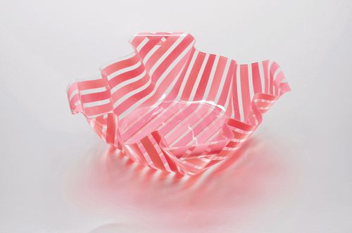 【2160円以上送料無料】 パール金属 アレンジDECO　PETボウル（L）ストライプ D-1153