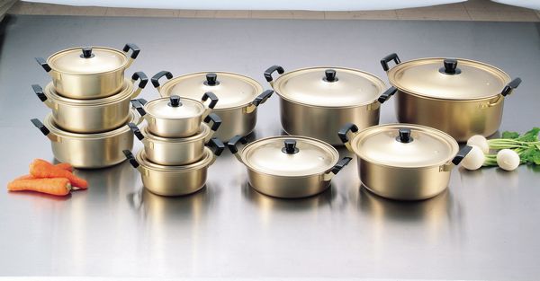 【2160円以上送料無料】 パール金属 里味　本蓚酸アルミ浅型両手鍋24cm H-5319