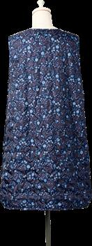 レップ エプロン デイバイデイ ランカ ボアキルトエプロン ネイビー