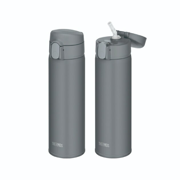Rakuten - サーモス 真空断熱ストローボトル 0.51L ダークグレー FKA-500 DGY 【THERMOS 水筒 食洗機対応 保冷 パッキン一体型 スリム 丸洗いOK スポーツドリンクOK】