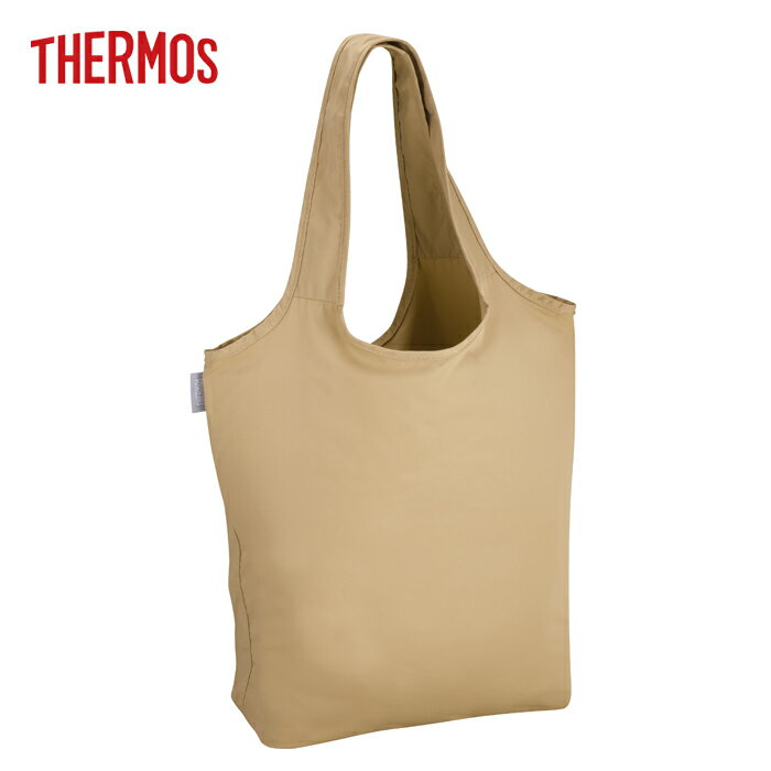 Rakuten - サーモス たたまず丸めるエコバッグ 18L ベージュ RFL-018 BE 【THERMOS エコバッグ 簡単 便利 コンパクト収納 洗える 洗濯機 対応 使いやすい】