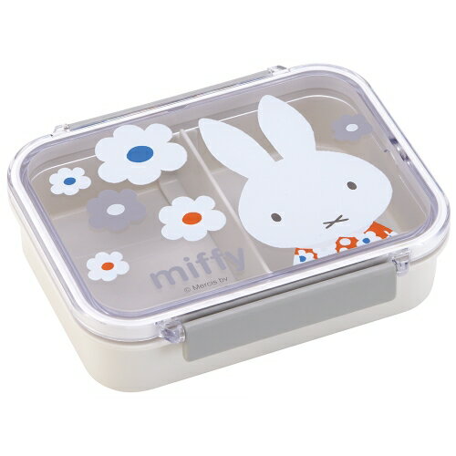 Plastic Storage Containers - スケーター 食洗機対応タイトウェア miffy モノトーン ミッフィー PM4CA 【プラスチック 保存容器 仕切り パッキン 食洗機対応 電子レンジ対応 日本製 ミッフィー Miffy】