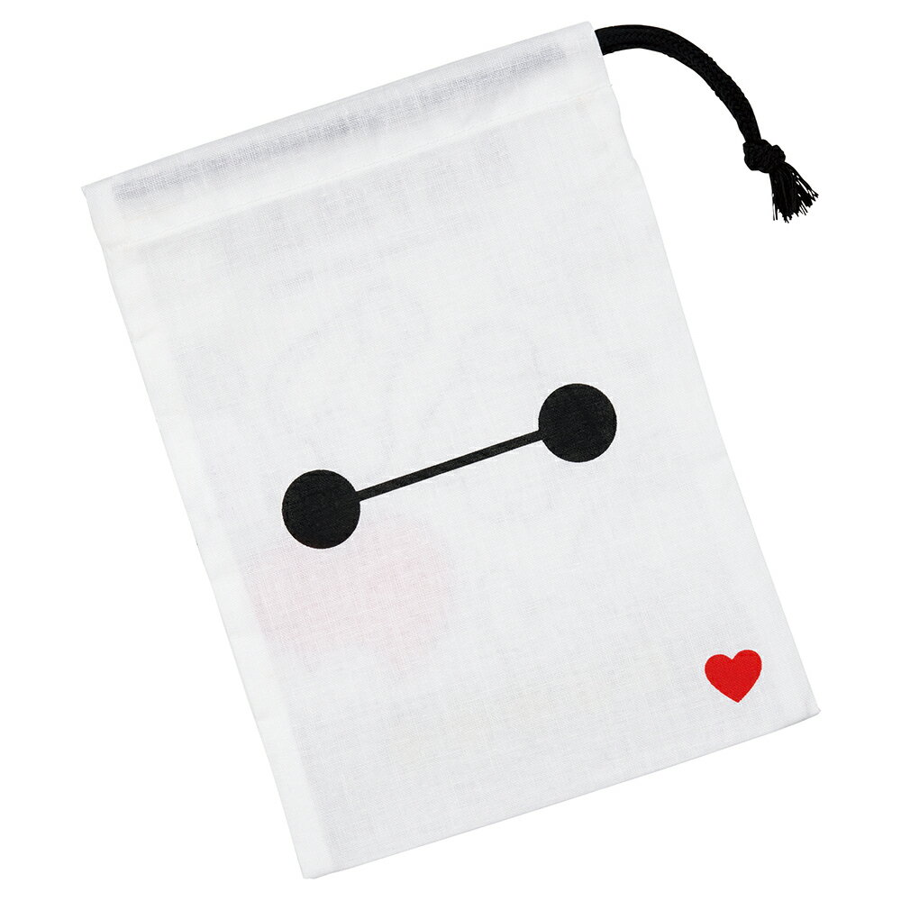 スケーター ベイマックス コップ袋 KB63 【ディズニー 子供 コップ 巾着 袋 きんちゃく 小 入園 キッズ】