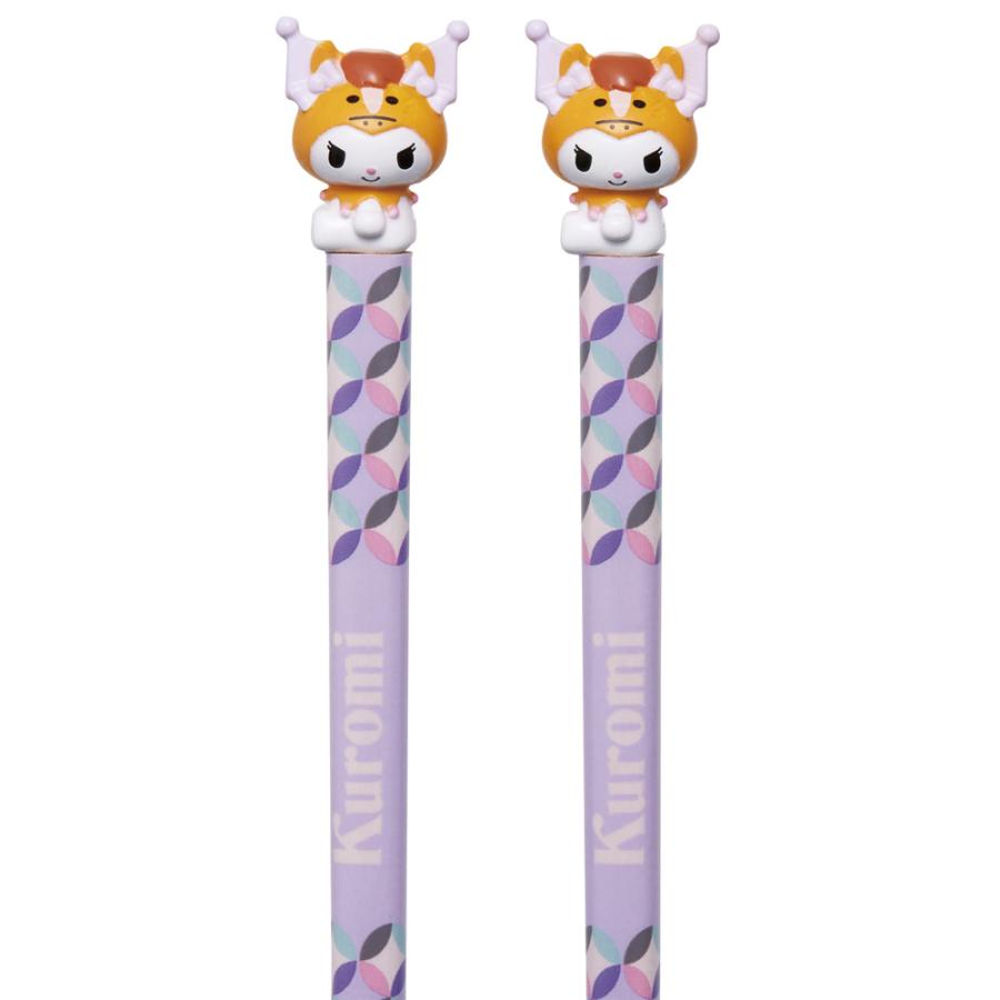 メール便 スケーター 干支 マスコット付 お箸 クロミ 午 うま AND45 【サンリオ 塗箸 木箸 箸 すべらない 21cm キャラクター かわいい 滑り止め マスコット箸 十二支】