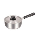 【2160円以上送料無料】 パール金属 メイドインジャパン (IH対応)ステンレス製片手鍋 18cm HB-1883 フライパン 鍋 ナベ 調理器具 キッチン用...